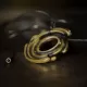 Spiral Brass Statement Pendant Necklace Spiral Brass Statement Pendant Necklace